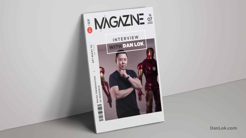 Dan Lok interview in a magazine