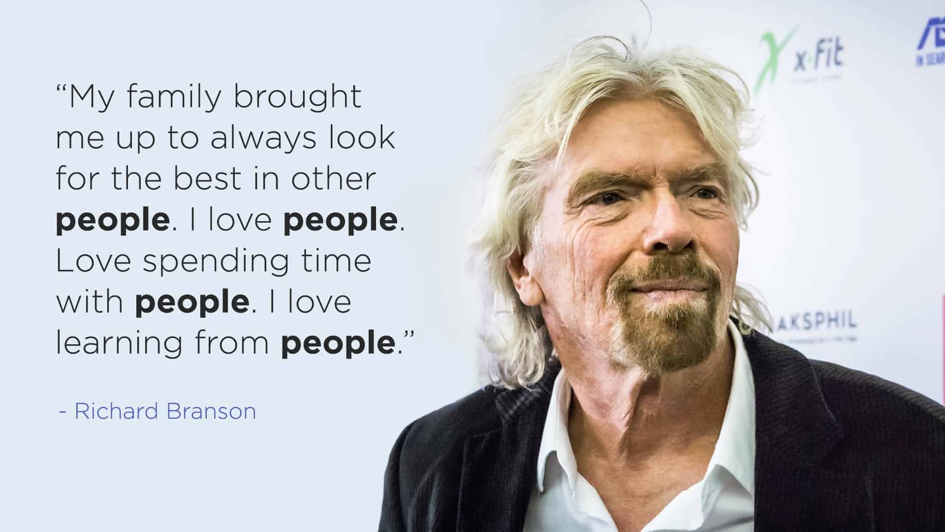 Richard Branson quote about people