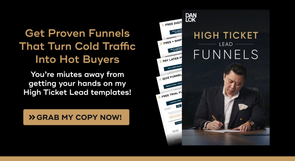 A image shows the book cover of my High Ticket Lead Funnels.